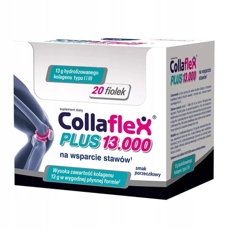 Oleofarm Collaflex SHOT 13000 mg kolagen w płynie na wsparcie stawów i kości 25 ml x 20 szt.