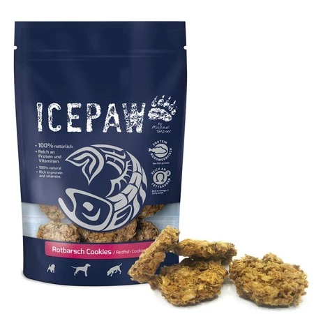 ICEPAW Rotbarsch Cookies – ciasteczka z karmazyna (100g)