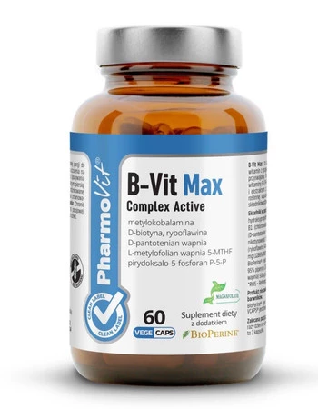 Pharmovit B-Vit max Complex 60 kaps.