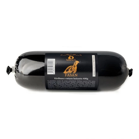 MIRALS Fasan - kiełbasa z mięsa bażanta (400g)