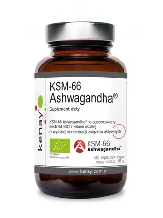 Kenay Ashwagandha KSM-66 BIO 60 k