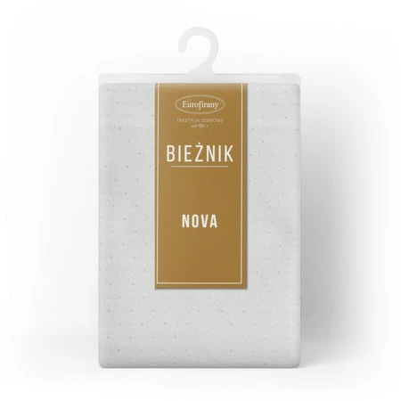 OBRUS ELLEN 40 X 140 CM BIAŁY