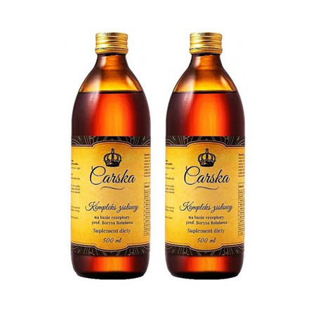 Zestaw 2x Carska - Komples Ziołowy wg. receptury Bołotowa - 500ml
