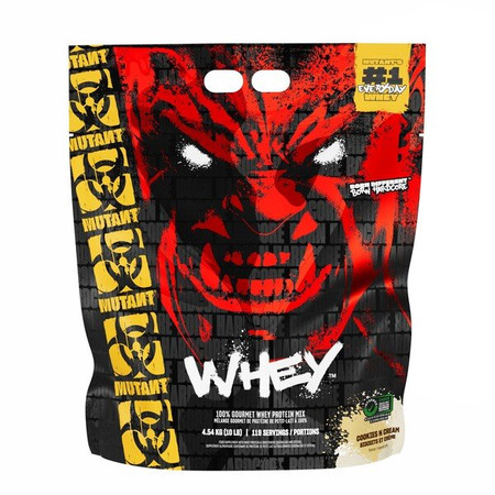 Mutant Whey odżywka białkowa: koncentrat, izolat, hydrolizat oraz fosfolipidy 4540 g smak ciasteczko kremowe