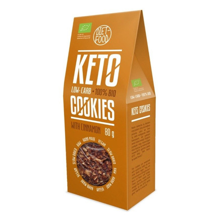 Ciasteczka KETO z cynamonem BIO 80 g