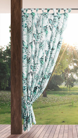ZASŁONA GOTOWA GARDEN2 NA SZELKACH 155 X 220 CM BIAŁY