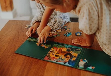 Mudpuppy Puzzle magnetyczne 2w1 Safari & dżungla 20 elementów 4+