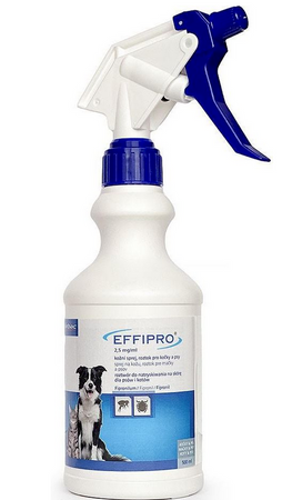 Virbac EFFIPRO Spray 500ml na kleszcze pchły u kota psa