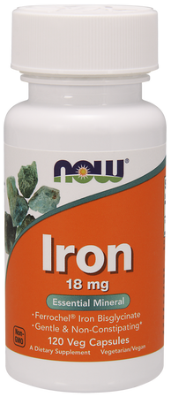 Now - Iron chelat. Żelazo - 120 kaps