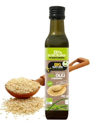 Big Nature Olej sezamowy 250 ml BIO