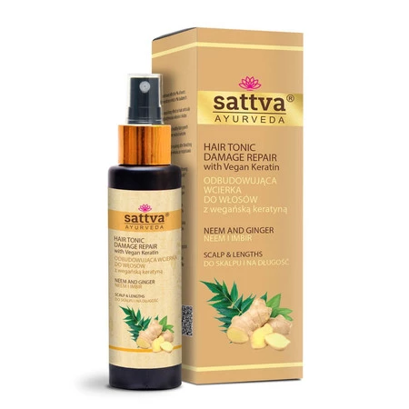 Sattva Hair Tonic Wcierka keratynowa do włosów Neem & Imbir 100ml