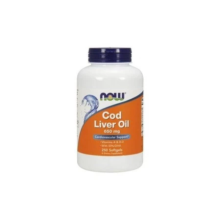 Cod Liver Oil - Tran 650 mg (250 kaps.)