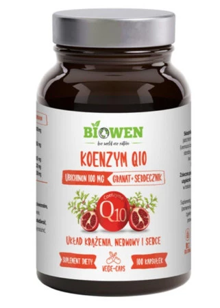 KOENZYM Q10 BEZGLUTENOWY 100 KAPSUŁEK - HEMPKING (BIOWEN)