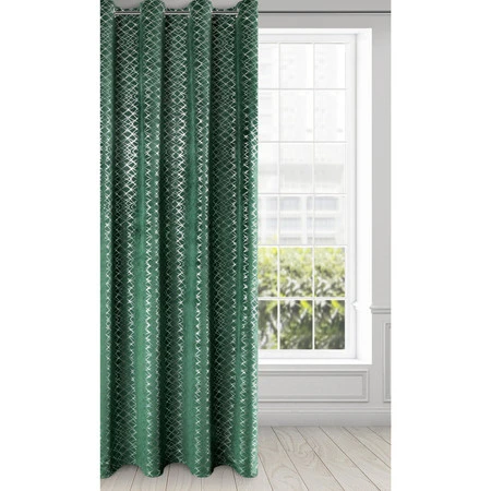 ZASŁONA GOTOWA D91 MOLY 140 X 250 CM ZIELONY