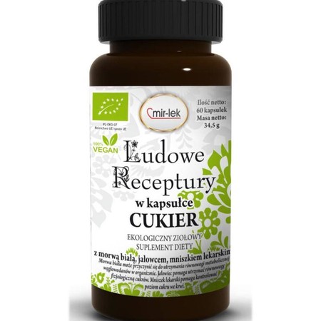 Ludowe Receptury Cukier, 60 kaps