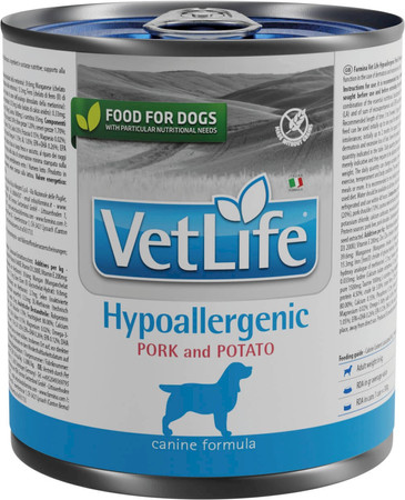 FARMINA Vet Life Hypoallergenic Pork / Potato Dog 300g