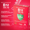 Nexon Witamina B12 100μg wspiera prawidłowe funkcjonowanie organizmu 30 kaps.