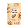Zestaw smaków: 1x True Dates Cinnamon Roll 100g, 1x True Dates Sweet Peach 100g i 1x True Dates Cookie Dough 100g