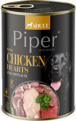 Dolina Noteci PIPER Animals Pies Serca Kurczaka Szpinak 400g