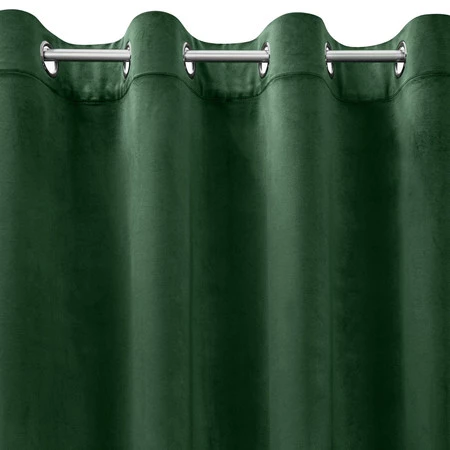 ZASŁONA GOTOWA MELANIE 140 X 250 CM CIEMNOZIELONY