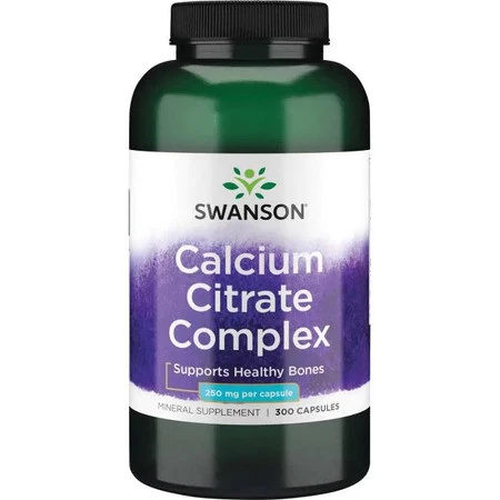 Swanson Calcium Citrate Complex cytrynian wapnia 250mg - 300 kaps.