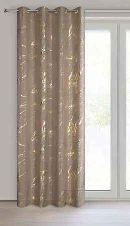 ZASŁONA GOTOWA LANI 140 X 250 CM BRĄZOWY