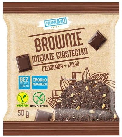 Ciasteczko Brownie Czekolada i kakao 50 g