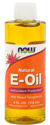 Now Foods Naturalna Witamina E z mieszanką(118 ml)