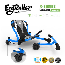 EzyRoller Spinner X Pojazd gokart napędzany nogami z funkcją 360° 4-12 lat Blue