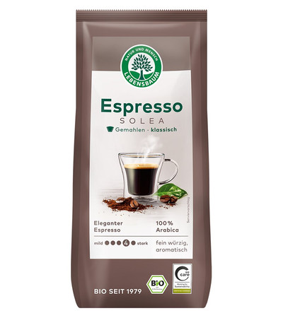 LEBENSBAUM KAWA MIELONA ARABICA 100 % ESPRESSO SOLEA BIO 250 g