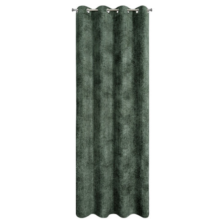 ZASŁONA GOTOWA ALETA 135 X 250 CM CIEMNOZIELONY
