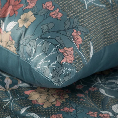 KOMPLET POŚCIELI HOME 01 160 X 200 CM TURKUSOWY