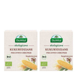 Zestaw: 2x EkoWital − Pieczywo chrupkie kukurydziane bezgl. BIO − 100 g