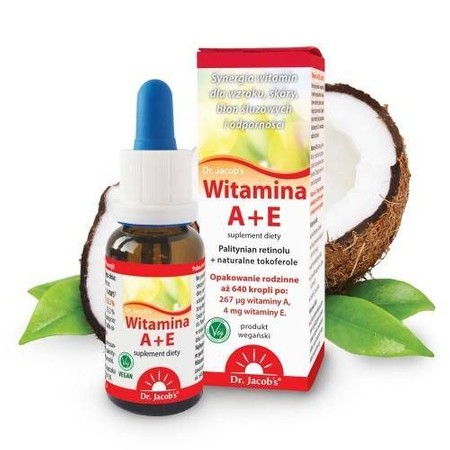 Dr Jacob'S Witamina A + E 20 ml 640 kropli