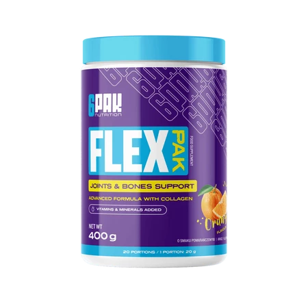 6PAK FLEX PAK 400g JAR ORANGE