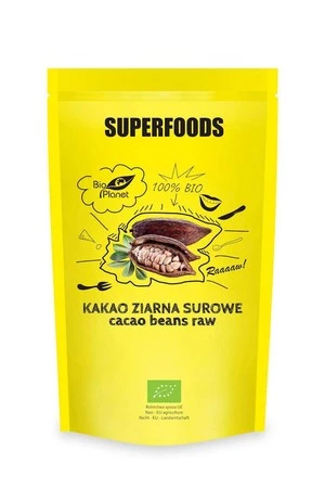 KAKAO ZIARNA SUROWE BIO 200 g - BIO PLANET