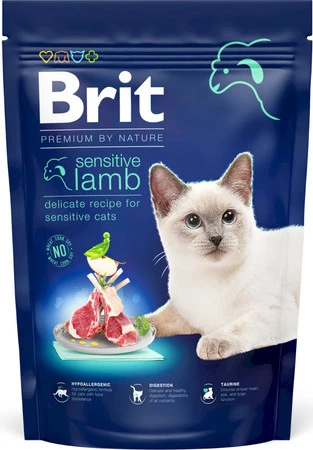 BRIT Premium by Nature Cat SENSITIVE Lamb 800g