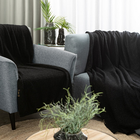 KOC BUKLA 70 X 160 CM CZARNY
