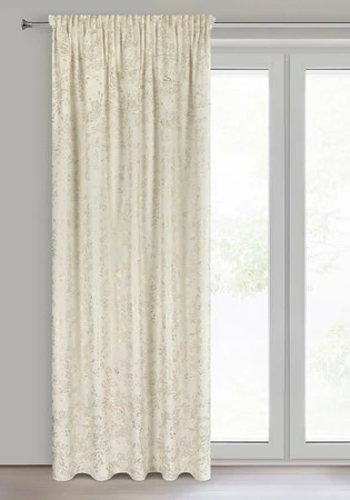 ZASŁONA GOTOWA FELIS NA TAŚMIE 140 X 270 CM KREMOWY