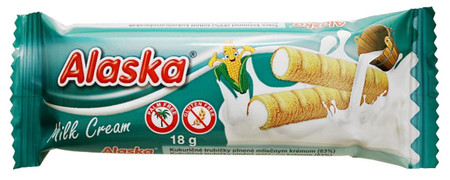 Zestaw: 5x Rurki kukurydziane z mlecznym kremem BEZGL. 18 g