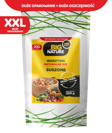 Big Nature Warzywa suszone naturalne MIX