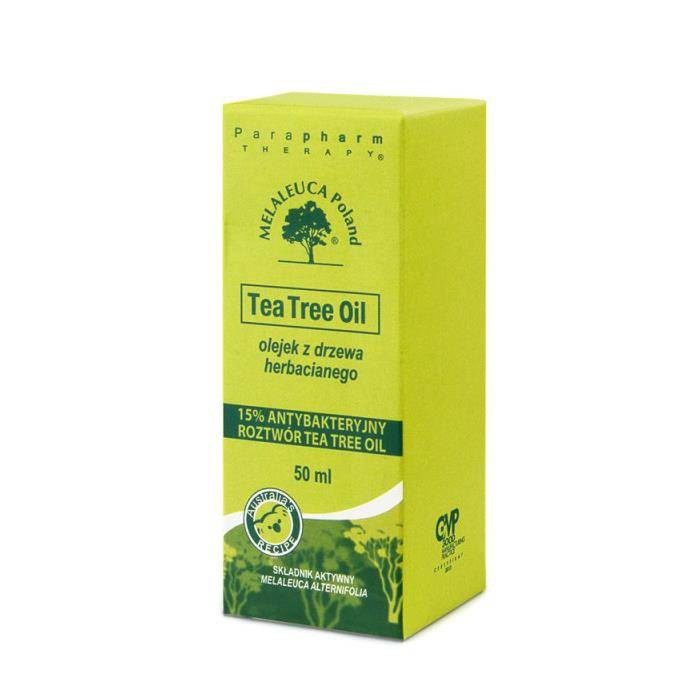 Melaleuca − Tea Tree, roztwór olejku z drzewa herbacianego − 50 ml