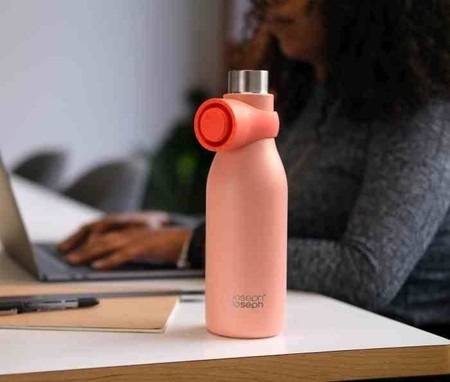 JJ - Butelka termiczna stalowa 500ml Loop™, koralo