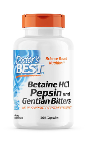 Betaina HCL + Pepsyny + Korzeń Goryczki (360 kaps.)