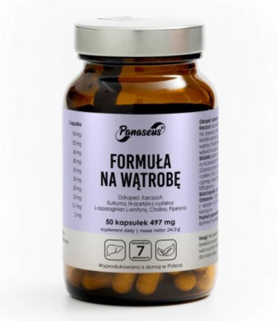 PANASEUS Formuła Na Wątrobę (50 kaps.)