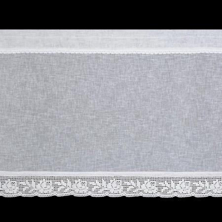 Firana gotowa Lari na Taśmie 150 x 60 cm, Biały