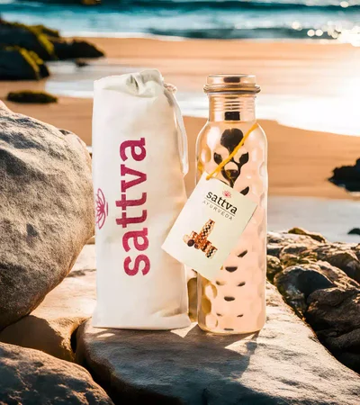 Sattva - Butelka miedziana - 650ml