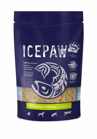 ICEPAW Fischpulver - suszony dorsz dla psów 200g