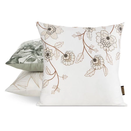 Poszewka Spring 44 40 x 40 cm, Biały