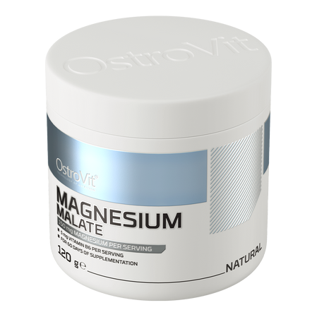 OstroVit Jabłczan Magnezu 120 g smak naturalny